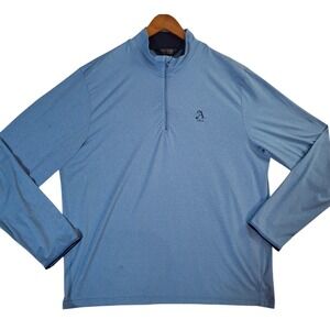 Polo Golf Ralph Lauren 1/4 Zip Pullover Mens 2XL Blue Performance Ansley Golf